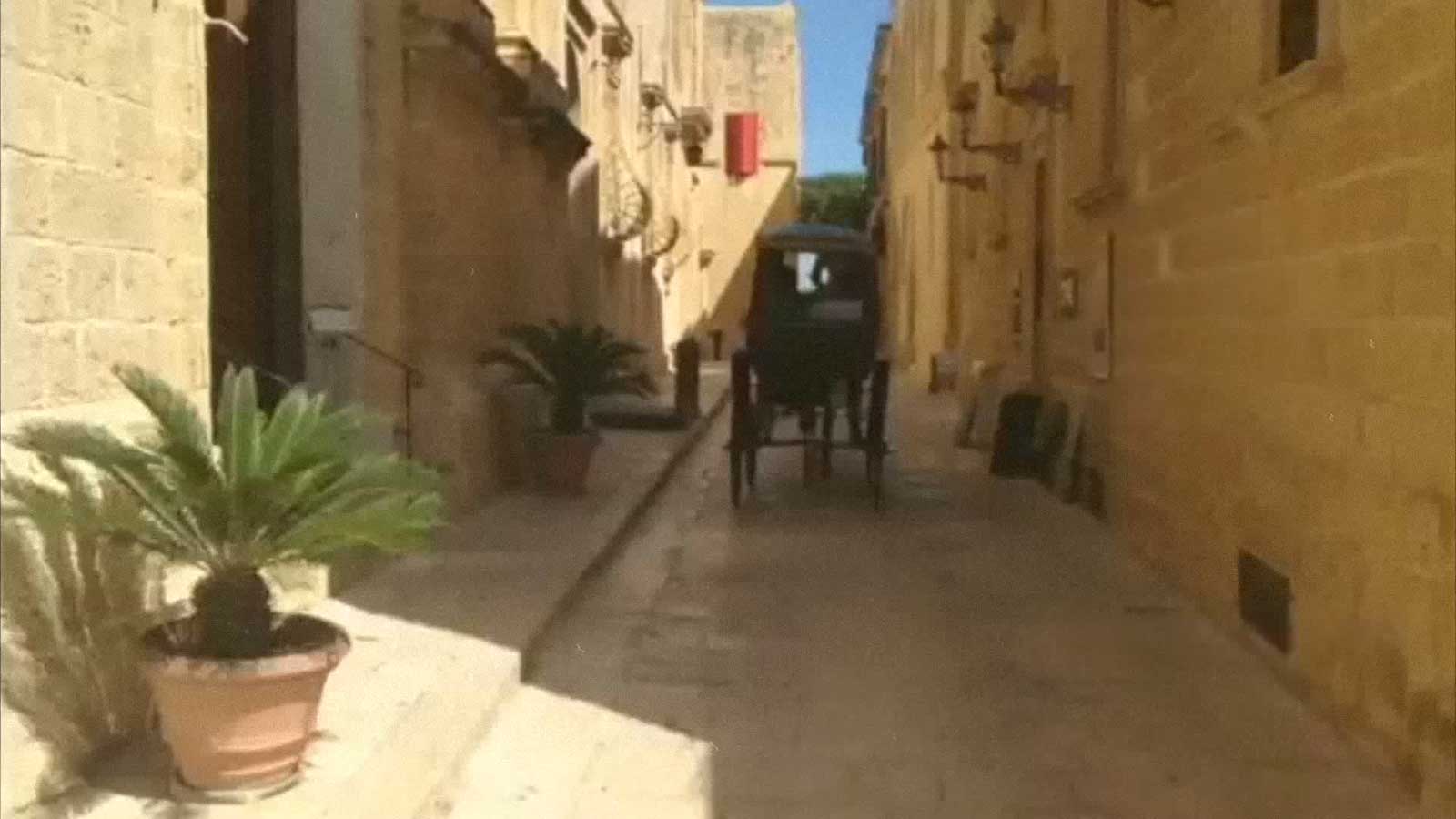 Moorish looking streets of Malta