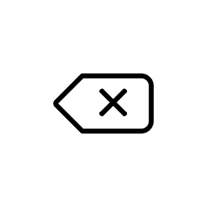 backspace key symbol