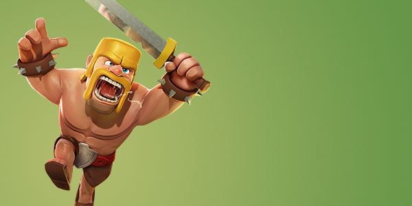 Clash of Clans barbarian character