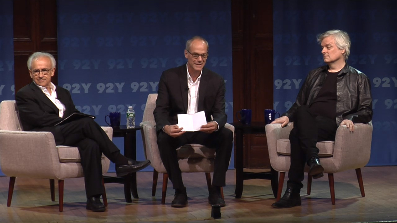 A panel with Antonio Damasio, David Chalmers, and Marcelo Gleiser