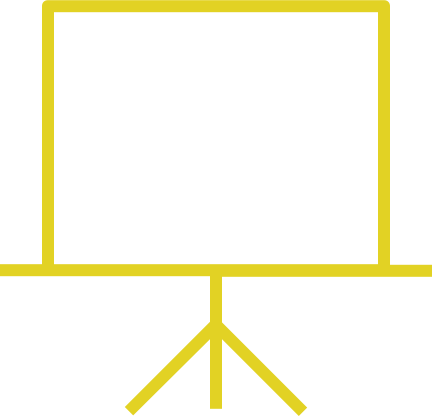 icon of a presentation board